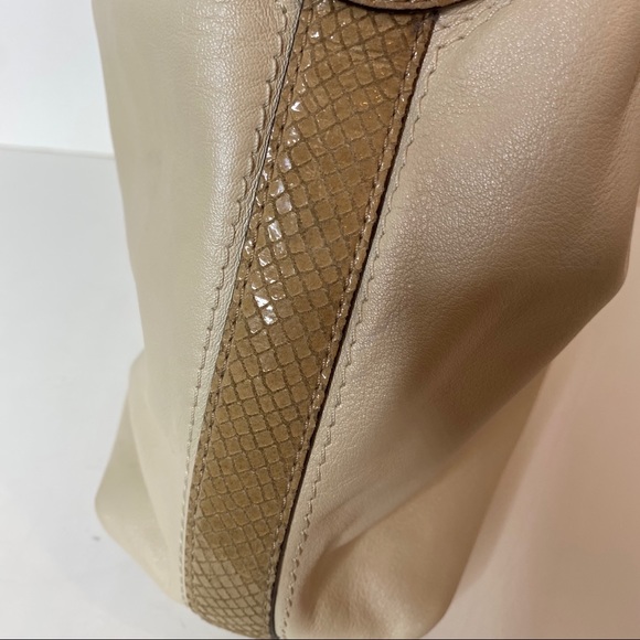 Coach | Leather Penelope Snakeskin Slouch Hobo Bag - Picture 7 of 13